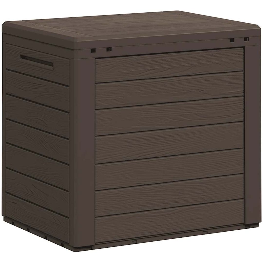 Dynbox brun 58,5x46x55 cm polypropen vidaXL – bild 8
