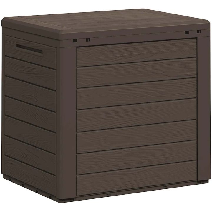 Dynbox brun 58,5x46x55 cm polypropen vidaXL – bild 8