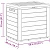 Dynbox brun 58,5x46x55 cm polypropen vidaXL – miniatyr 10