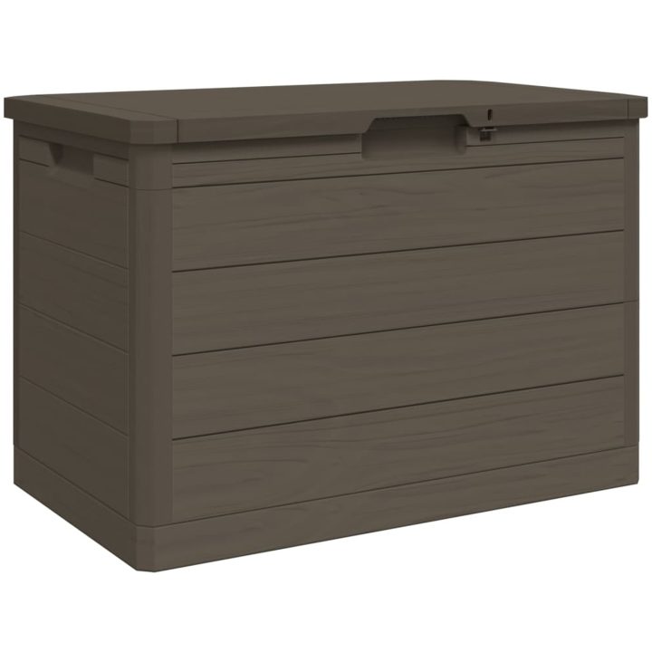 Dynbox brun 77,5x44,5x53 cm polypropen vidaXL – bild 2