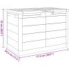 Dynbox brun 77,5x44,5x53 cm polypropen vidaXL – miniatyr 11