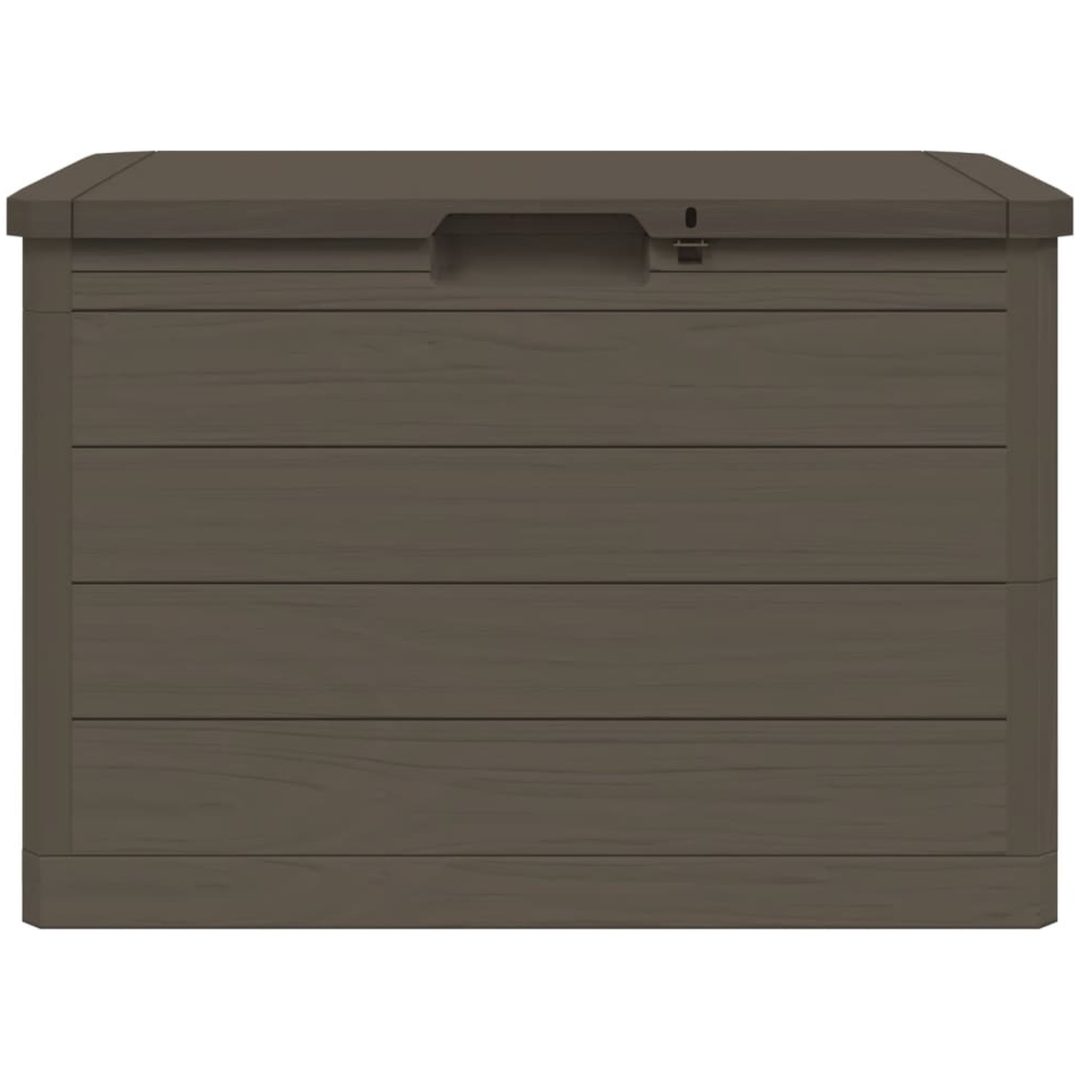 Dynbox brun 77,5x44,5x53 cm polypropen vidaXL – bild 5