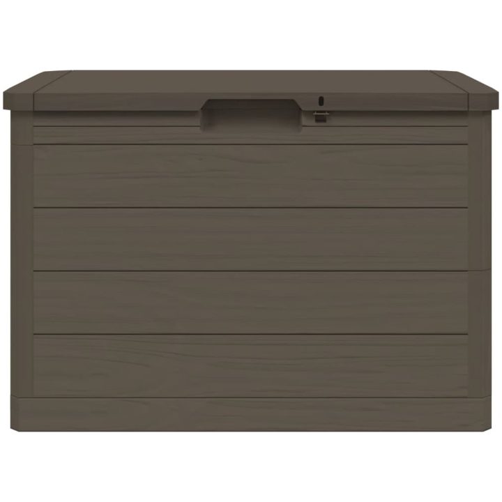 Dynbox brun 77,5x44,5x53 cm polypropen vidaXL – bild 5