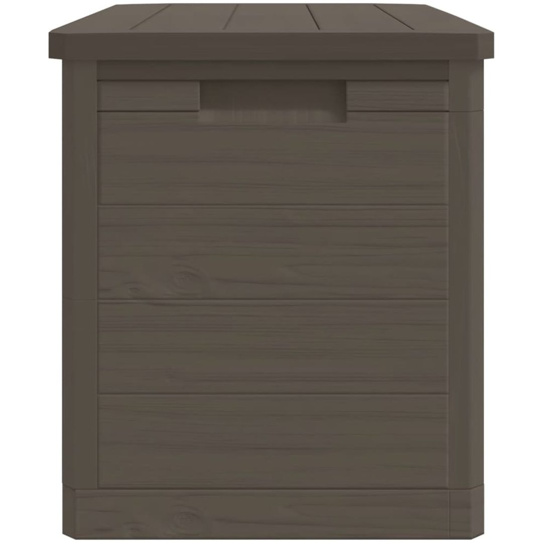 Dynbox brun 77,5x44,5x53 cm polypropen vidaXL – bild 6