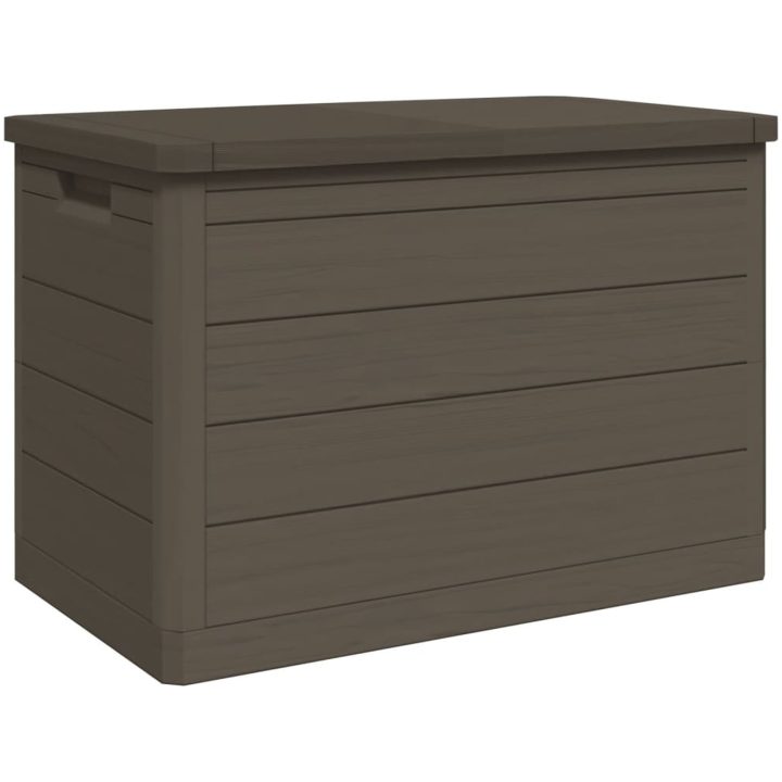 Dynbox brun 77,5x44,5x53 cm polypropen vidaXL – bild 7