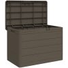 Dynbox brun 77,5x44,5x53 cm polypropen vidaXL – miniatyr 8