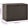 Dynbox brun 78x44x55 cm vidaXL – miniatyr 8