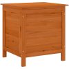 Dynbox brun massivt granträ vidaXL 50 x 49 x 56.5 cm – miniatyr 2