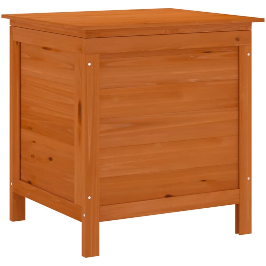 Dynbox brun massivt granträ vidaXL 50 x 49 x 56.5 cm – bild 2
