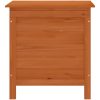 Dynbox brun massivt granträ vidaXL 50 x 49 x 56.5 cm – miniatyr 4