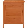 Dynbox brun massivt granträ vidaXL 50 x 49 x 56.5 cm – miniatyr 5