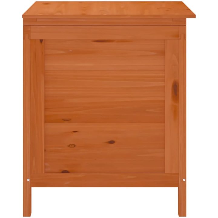 Dynbox brun massivt granträ vidaXL 50 x 49 x 56.5 cm – bild 5