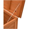 Dynbox brun massivt granträ vidaXL 50 x 49 x 56.5 cm – miniatyr 7