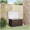 Dynbox brun vidaXL 109 x 67 x 65 cm – miniatyr 2