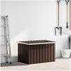 Dynbox brun vidaXL 109 x 67 x 65 cm – miniatyr 3