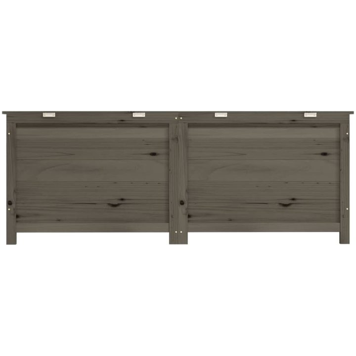 Dynbox för trädgården antracit 50x50x56 cm massivt granträ vidaXL 150 x 50 x 56 cm – bild 4