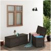 Dynbox för trädgården antracit 50x50x56 cm massivt granträ vidaXL 150 x 50 x 56 cm – miniatyr 1