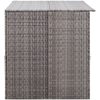Dynbox grå 150x100x100 cm konstrotting vidaXL – miniatyr 5