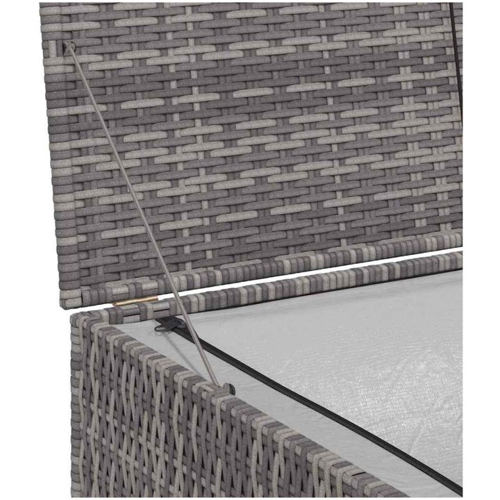Dynbox grå 150x100x100 cm konstrotting vidaXL – bild 8