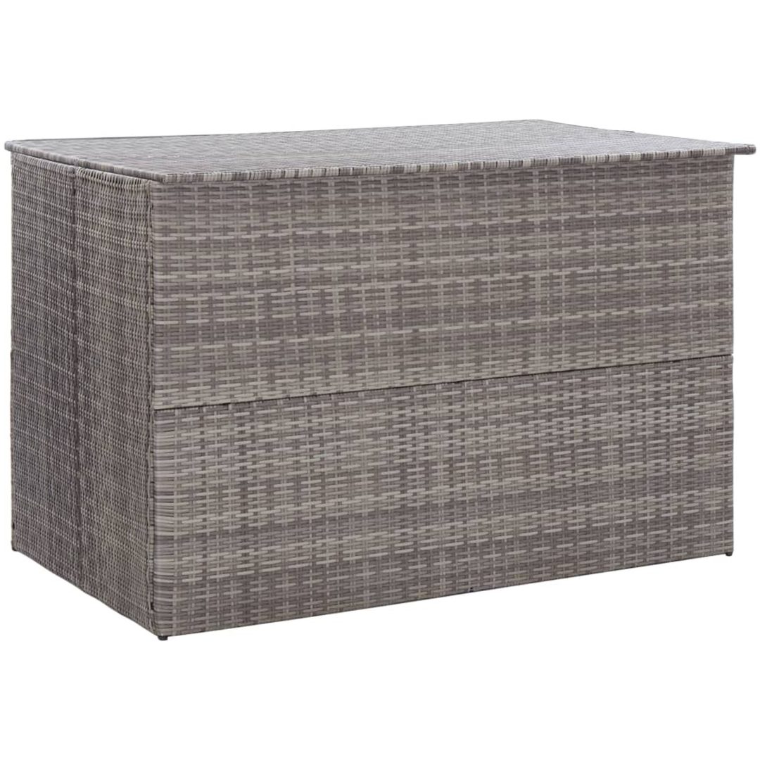 Dynbox grå 150x100x100 cm konstrotting vidaXL