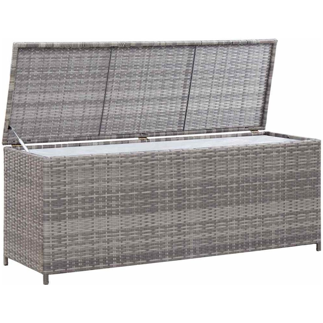 Dynbox grå 150x50x60 cm konstrotting vidaXL – bild 3