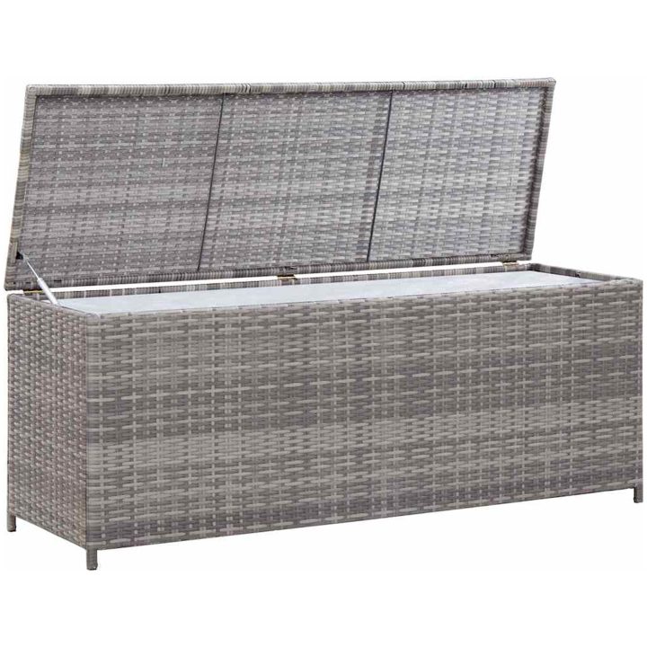 Dynbox grå 150x50x60 cm konstrotting vidaXL – bild 3