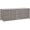 Dynbox grå 150x50x60 cm konstrotting vidaXL – miniatyr 6