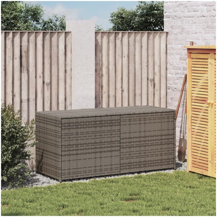 Dynbox grå 283L konstrotting vidaXL 120 x 50 x 56 cm – bild 3