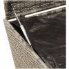 Dynbox grå 283L konstrotting vidaXL 120 x 50 x 56 cm – miniatyr 8