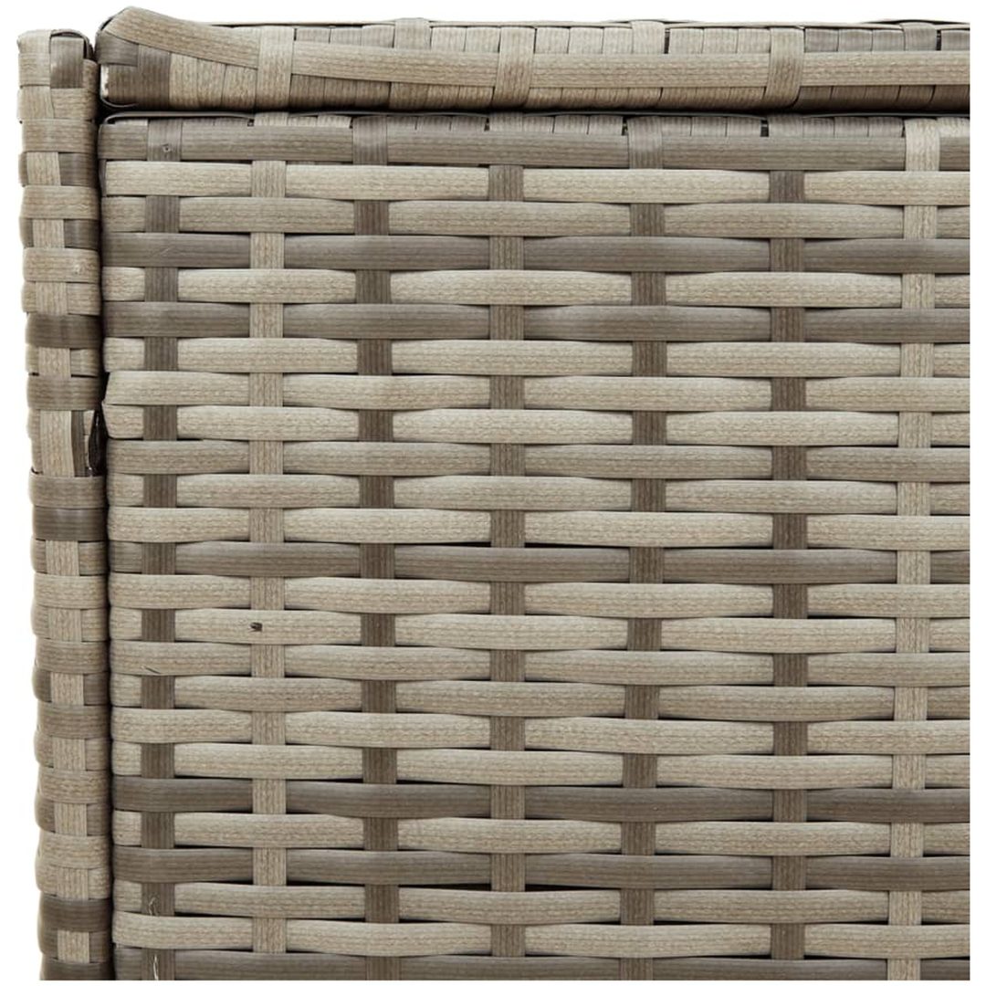 Dynbox grå 283L konstrotting vidaXL 120 x 50 x 56 cm – bild 9