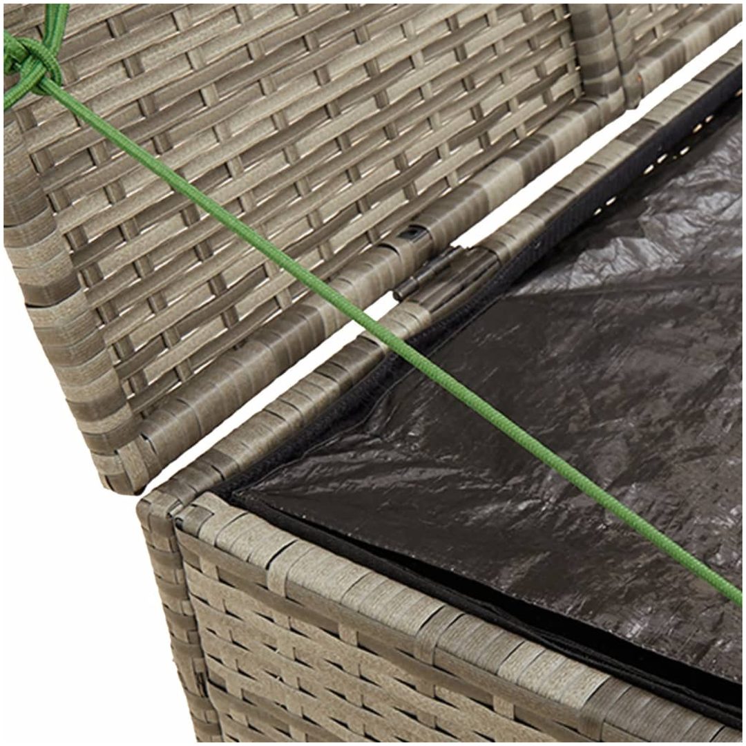Dynbox grå 291L konstrotting vidaXL 80 x 75 x 59 cm – bild 8