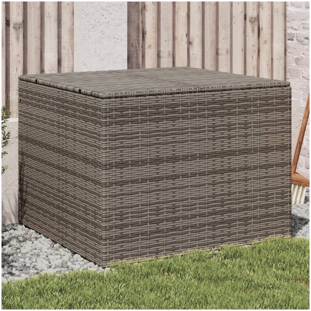 Dynbox grå 291L konstrotting vidaXL 80 x 75 x 59 cm