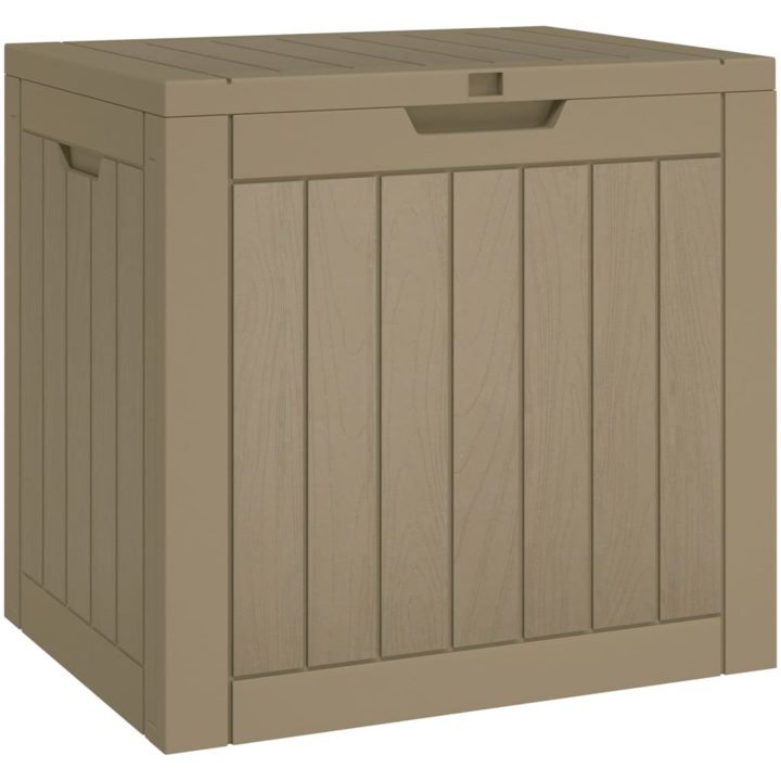 Dynbox grå 55,5x43x53 cm polypropen vidaXL – bild 2