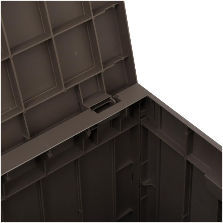 Dynbox grå 55,5x43x53 cm polypropen vidaXL – bild 8