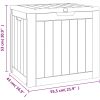 Dynbox grå 55,5x43x53 cm polypropen vidaXL – miniatyr 9