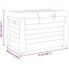 Dynbox grå 73x50,5x46,5 cm polypropen vidaXL – miniatyr 11