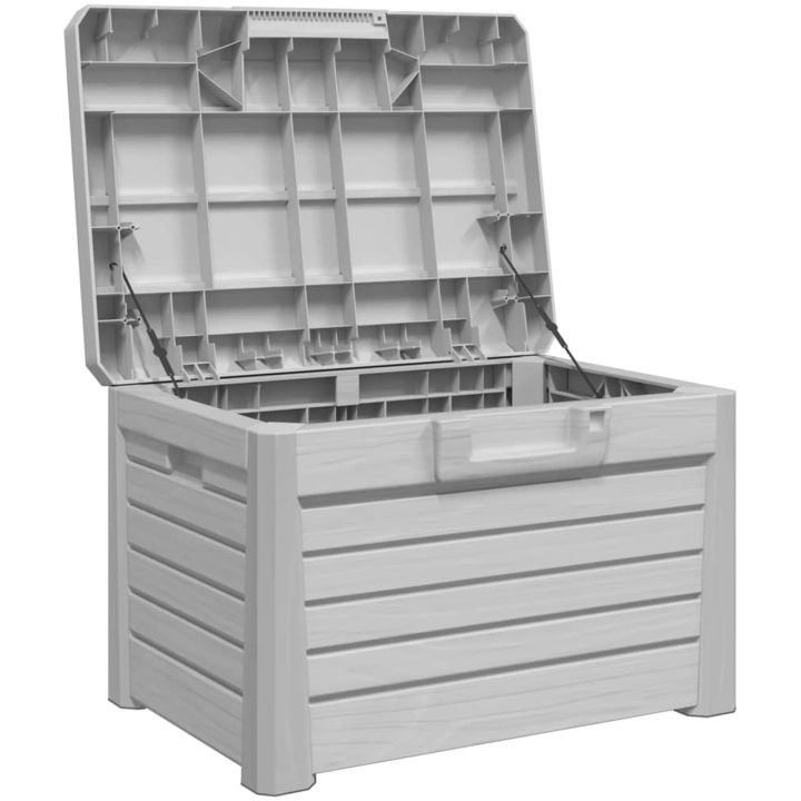 Dynbox grå 73x50,5x46,5 cm polypropen vidaXL – bild 8
