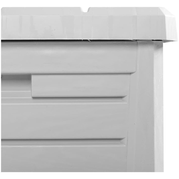 Dynbox grå 73x50,5x46,5 cm polypropen vidaXL – bild 9