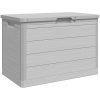 Dynbox grå 77,5x44,5x53 cm polypropen vidaXL – miniatyr 2