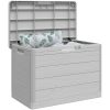 Dynbox grå 77,5x44,5x53 cm polypropen vidaXL – miniatyr 4