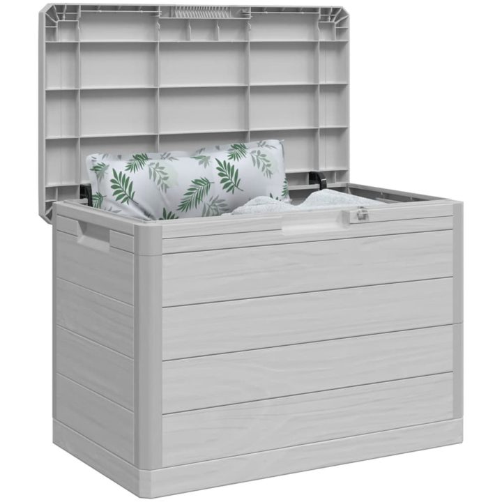 Dynbox grå 77,5x44,5x53 cm polypropen vidaXL – bild 4