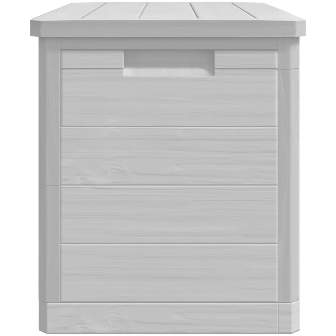 Dynbox grå 77,5x44,5x53 cm polypropen vidaXL – bild 6