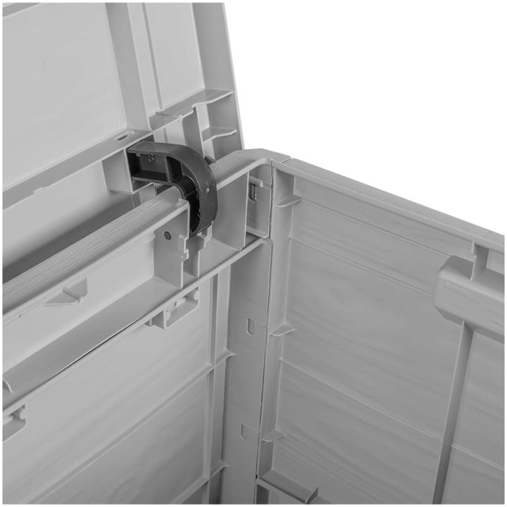 Dynbox grå 77,5x44,5x53 cm polypropen vidaXL – bild 10