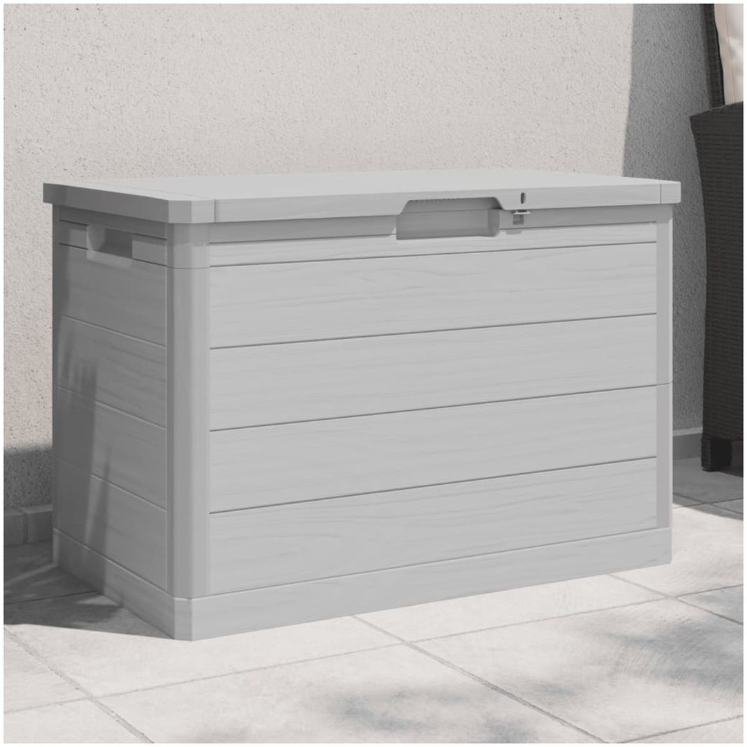 Dynbox grå 77,5x44,5x53 cm polypropen vidaXL