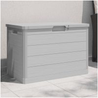 Dynbox grå 77,5x44,5x53 cm polypropen vidaXL