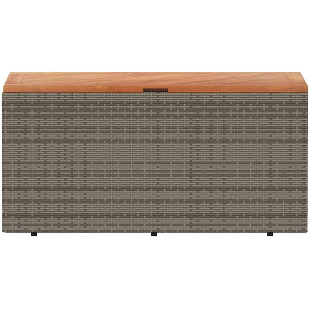 Dynbox grå konstrotting akaciaträ vidaXL 110 x 50 x 54 cm – bild 4