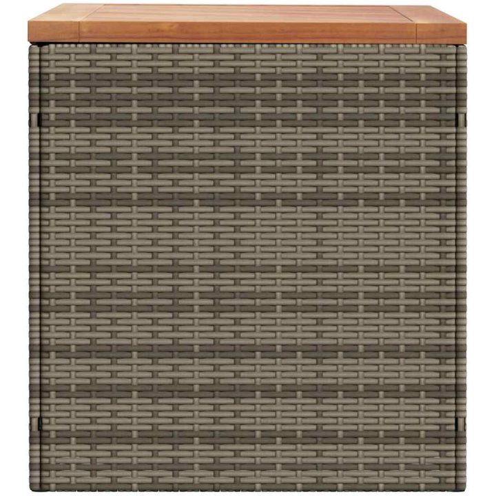 Dynbox grå konstrotting akaciaträ vidaXL 110 x 50 x 54 cm – bild 5