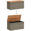 Dynbox grå konstrotting akaciaträ vidaXL 110 x 50 x 54 cm – miniatyr 7