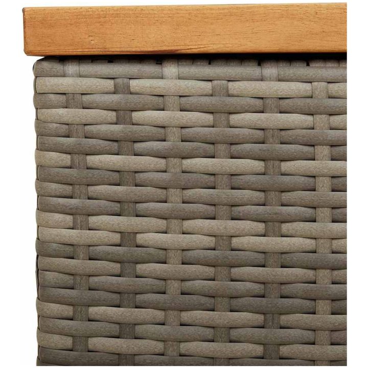 Dynbox grå konstrotting akaciaträ vidaXL 110 x 50 x 54 cm – bild 9