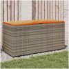 Dynbox grå konstrotting akaciaträ vidaXL 110 x 50 x 54 cm – miniatyr 1